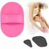Horoper Legs and Facial Hair Removal Pads, Portable Hair Removal Away Exfoliation Kit Depilator Pads Exfoliation Fine Sandpaper Hair Removal Tool for Women Girls Faces Lips view 3
