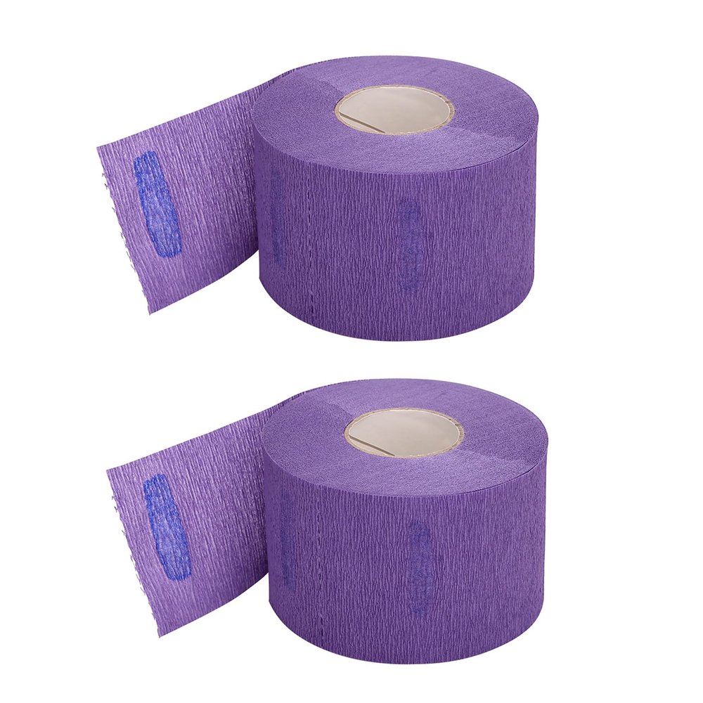 BFLCTTBD 2 Rolls Neck Strips Barber Neck Bands Barbers Neck Tissue Neck Tape Barber Wrapping Paper Hair Edge Neck Tissue Paper for Barbers