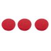 3 PCS Red Makeup Sponges Round Thick Red Cosmetic Sponge Makeup Remover Sponges Face Sponges for Cleansing Face Washing view 1