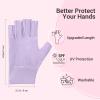 AIRSEE UV Gloves for Nail Lamp,Professional UPF50+ UV Protection Gloves for Manicures Nail Art Rechargeable 30000RPM Electric Nail Drill Professional Portable E File Machine for Acrylic Nail view 3