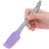 Silicone Wax Spatulas Waxing Applicator, Wax Spatula for Wax Heater with Nonslip Handle High Temperature Waxing Sticks for Skin Waxing Treatment (Purple) view 3