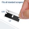 Bates- Single Edge Razor Blades, 100 Pack, Black, Razor Blades Single Edge Blades view 3