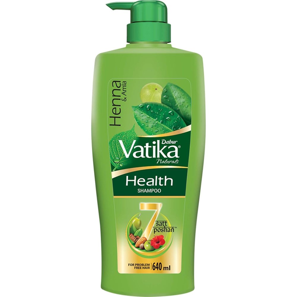 Davbour - Vaotika Health Shampoo - 640ml | With 7 natural ingredients | For Smooth, Shiny & Nourished Hair | Repairs Hair damage, Controls Frizz | For All Hair Types | Goodness of Henna & Amla