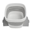 ARDKOP Foldable Luxurious Foot Soak Tub Perfect for Travel Enhances Calf Comfort High Deep Foot Bathtub Ideal Therapy Travelfriendly Cattle Foot Soaking Spa Ice Bucket Kits(White) view 1