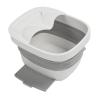ARDKOP Foldable Luxurious Foot Soak Tub Perfect for Travel Enhances Calf Comfort High Deep Foot Bathtub Ideal Therapy Travelfriendly Cattle Foot Soaking Spa Ice Bucket Kits(White) view 3