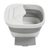 ARDKOP Foldable Luxurious Foot Soak Tub Perfect for Travel Enhances Calf Comfort High Deep Foot Bathtub Ideal Therapy Travelfriendly Cattle Foot Soaking Spa Ice Bucket Kits(White) view 4