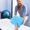 FOYTOKI 10sheets Disposable Non-woven Tattoo Table Covers Breathable Massage Bed Protection for Professional and Personal Use Blue view 3