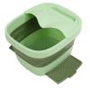 ARDKOP Foldable Luxurious Foot Soak Tub Perfect for Travel Enhances Calf Comfort High Deep Foot Bathtub Ideal Therapy Travelfriendly Cattle Foot Soaking Spa Ice Bucket Kits(Green) view 1