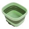 ARDKOP Foldable Luxurious Foot Soak Tub Perfect for Travel Enhances Calf Comfort High Deep Foot Bathtub Ideal Therapy Travelfriendly Cattle Foot Soaking Spa Ice Bucket Kits(Green) view 2