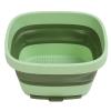 ARDKOP Foldable Luxurious Foot Soak Tub Perfect for Travel Enhances Calf Comfort High Deep Foot Bathtub Ideal Therapy Travelfriendly Cattle Foot Soaking Spa Ice Bucket Kits(Green) view 4