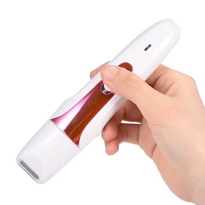 Electric Shaver for Women, Electric Epilator for Women Electric Razors for Women with Detachable Heads 5-in-1 for Face Eyebrow Nose Ear Body Hair Trimming, (Roseate)