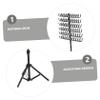 Beatifufu Height Adjustable Braiding Hair Rack Stand Hair Extension Holder for Salon Home Use Easy to Carry Braid Display Tool for Travel User-friendly Design for Beautiful Hairstyles view 3