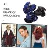 Mikinona 3pcs Professional Woman Bowknot Hair Clip Net Elegant Bun Maker Accessory for Ladies for Work and Special Occasions Hair Bun Decor for Polished Look view 3