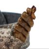 1" Real Texas Western Rattlesnake Hat Band with Rattle view 2