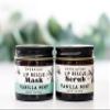 Lip Care Duo - Vanilla Mint - Lip Sugar Scrub and Overnight Mask Gift Set - natural handmade body care great stocking stuffer for women and girls teens and tweens small Gift view 2
