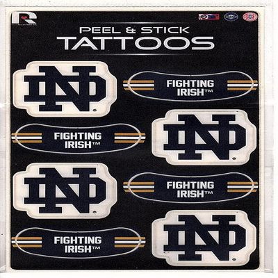 212 Main VTT200301 1 in. Notre Dame Fighting Irish Peel & Stick Temporary Tattoos - 8 Count