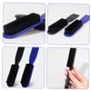 ASAKKURA 2pcs Vintage Manual Shaving Brush Beard Comb Men Dual-use Grooming Tools for Beard Styling Hair Care Soft Material for Travel Barber Use view 3