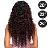 BOBBI BOSS Miss Origin CORE Synthetic Weave Multi Bundle DEEP WAVE (20, 22, 24 inch) (1B Off Black) view 3