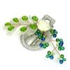 100% Handcrafted Stylish Wire Wrapped Hair Clip. Handmade Unique, Great Decoration, Good for Parties, Performing,gathering or Hang-out. (Pattern 5) view 1