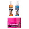 Red by Kiss Braiding Gel Extreme Hold with Braid Sheen Refresher Spray and Foaming Mousse view 1