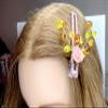 100% Handcrafted Stylish Wire Wrapped Hair Clip. Handmade Unique, Great Decoration, Good for Parties, Performing,gathering or Hang-out. (Pattern 6) view 2