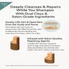 Clayge shampoo and conditioner set, White Jasmine & Musk Scent, Clay & Collagen Formula for Deep Hydration & Smooth Hair, 17 fl oz / 500ml, 2-Pack, Made in Japan view 2
