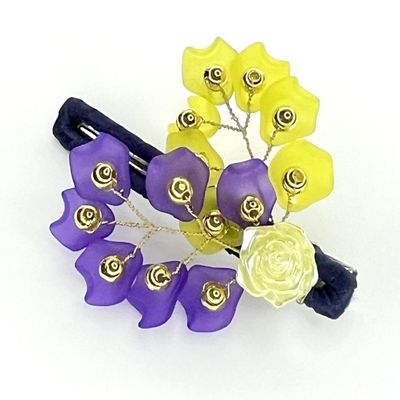 100% Handcrafted Stylish Wire Wrapped Hair Clip. Handmade Unique, Great Decoration, Good for Parties, Performing,gathering or Hang-out. (Pattern 3)