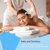 100Pcs Disposable Massage Table Sheets 31" x 71" Non-Woven Fabric Disposable Bed Sheets SPA Bed Cover Breathable Oil-Waterproof Sheets for Travel Spa Tatto Hotel Salon (Blue) view 3