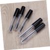FOMIYES 5pcs Empty Eyelash Cream Tube Refillable Mascara Container Black Lid Storage for Eyelash Products Travel-friendly Design view 4