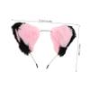 HOLIDYOYO Fluffy Cat Ears Headband for Girls Handmade Furry Hair Accessory for Halloween Cosplay and Carnival Parties Cute Fuzzy Design Comfortable Fit Versatile for Themed Events view 2