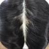 Mens Toupee Wigs Hair System for Men Human Hair Replacement Lace Mens Hair Unit Piece Natural Hairline Toupee for Men (#1 Jet Black, 6''X9''-80% Light Density) view 4
