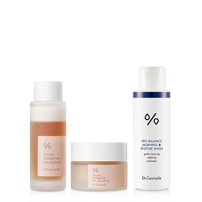 Dr.Ceuracle | Pro Balance Morning Enzyme Wash + Vegan Kombucha Tea Beginning Set
