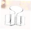 ASAKKURA Acrylic Makeup Brush Storage Box Cosmetic Brush Holder Modern Desk Organizer view 3
