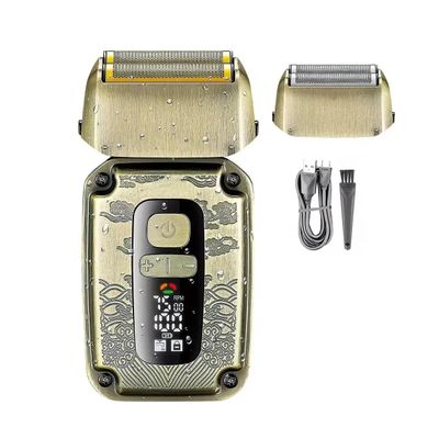 Head Shavers for Bald Men, Adjustable Rechargeable Professional Razor LED Display Washable Beard Foil Shaver for Men