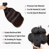 10A Straight Bundles with Closure Human Hair 18 20 22 with 16 Inch Brazilian Human Hair Bundles with Closure 100% Unprocessed Virgin Remy Straight Hair Weave 3 Bundles with 4x4 Lace Closure Free Part view 3