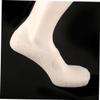 ASAKKURA Silicone Moisturizing Socks for Cracked Feet -Cracking Gel Boat Socks White Breathable Design for Foot Care Compatible All Shoe Types view 4