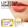 Honey Lip Scrub,Exfoliator and Lighten Lip Lines, Treatment Moisturizer with Lip, Natural Honey, Yellow view 3