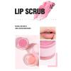 Lip Scrub 2 In 1 Double Action Lipstick, Exfoliator and Moisturizer Double Effect for Dry Lip Care, Pink view 2