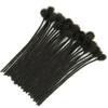 0.4 cm Permanent Loc Extensions Human Hair 8 inch 30 Strands Real Human Hair Dreadlock Extensions Natural Black Dreads Extensions for Men Women Kids 100% Unprocessed Natural Human Hair view 3
