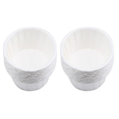 Paper Cups Hair Wax Hairless Bean Tools Wax Face Butter Bean White Cake Cup for Hair Removal 100PCS