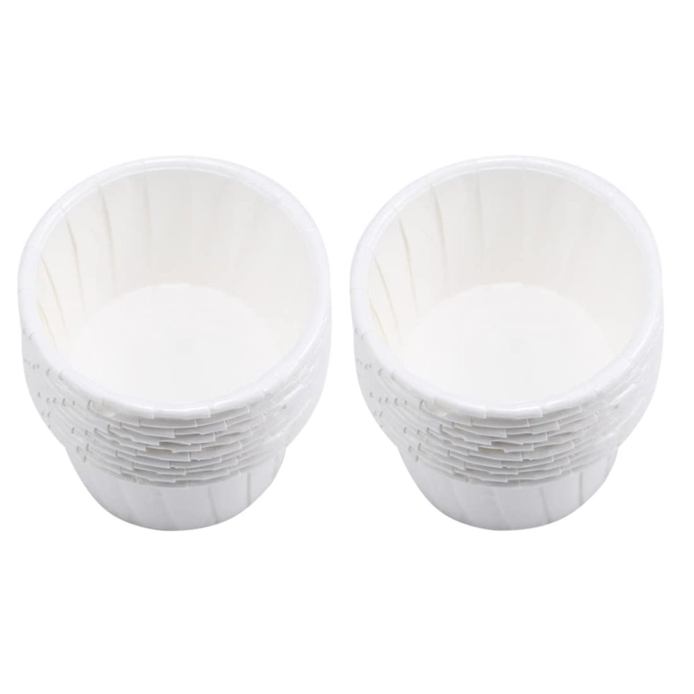 Paper Cups Hair Wax Hairless Bean Tools Wax Face Butter Bean White Cake Cup for Hair Removal 100PCS