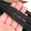 0.6cm Locs Extensions Human Hair 10 Inch 60 Strands 100% Full Handmade Permanent Dreadlock Extension Human Hair For Women/Men/Kids Can Be Dyed Bleached Curled view 3