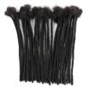0.6cm Thickness Real Brazilian Human Hair Dreadlock Extensions for Men/Women 12 Inch 30 Strands Full Handmade Permanent Locs Extensions Human Hair Can Be Dyed and Bleached view 2