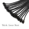0.6cm Thickness Real Brazilian Human Hair Dreadlock Extensions for Men/Women 12 Inch 30 Strands Full Handmade Permanent Locs Extensions Human Hair Can Be Dyed and Bleached view 4