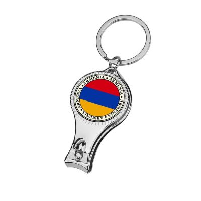 Armenia Flag Nail Clippers, Sharp Sturdy Fingernail and Toenail Clipper