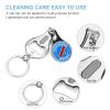 Flag of Congo Nail Clippers, Sharp Sturdy Fingernail and Toenail Clipper view 3