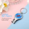 Flag of Congo Nail Clippers, Sharp Sturdy Fingernail and Toenail Clipper view 4