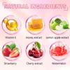 AOAZXBB 5PCS Bee Lip Balm Honey Pot Honey Watermelon Cherry Apple Strawberry Lip Balm,Moisturizing Sleeping Lip Mask Reduces Lip Lines Prevention Dry and Cracked view 3