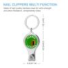 Flag of Zambia Nail Clippers, Sharp Sturdy Fingernail and Toenail Clipper view 2