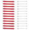 Hair Perm Rods, Hair Curling Rods 12pcs Plastic Cold Wave Curlers with Convenient Straps Perm Rods For Long Hair, For Professional Salon and Home Use view 2
